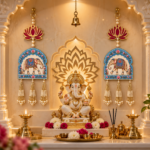 MDF Lotus Elephant Wall Hanging